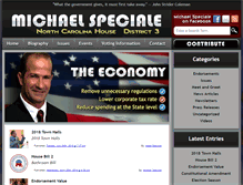 Tablet Screenshot of michaelspeciale.com